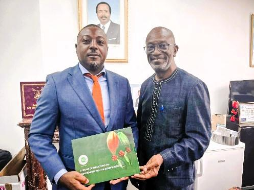 Équipe GS1 Cameroun et CICC — Partenariat traçabilité cacao & café
